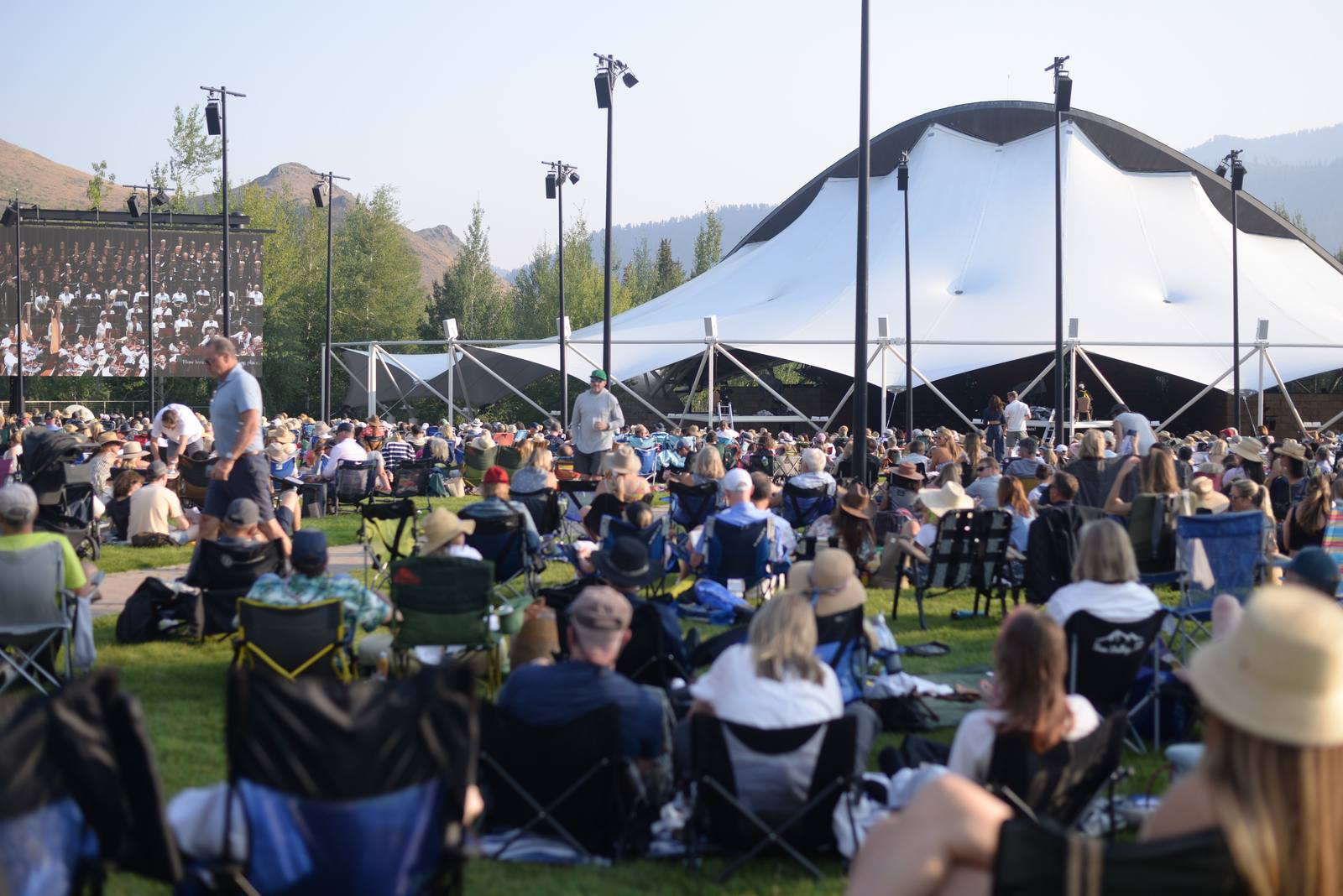 The season opened July 27 with pianist Orion Weiss playing Beethoven's First Piano Concerto.