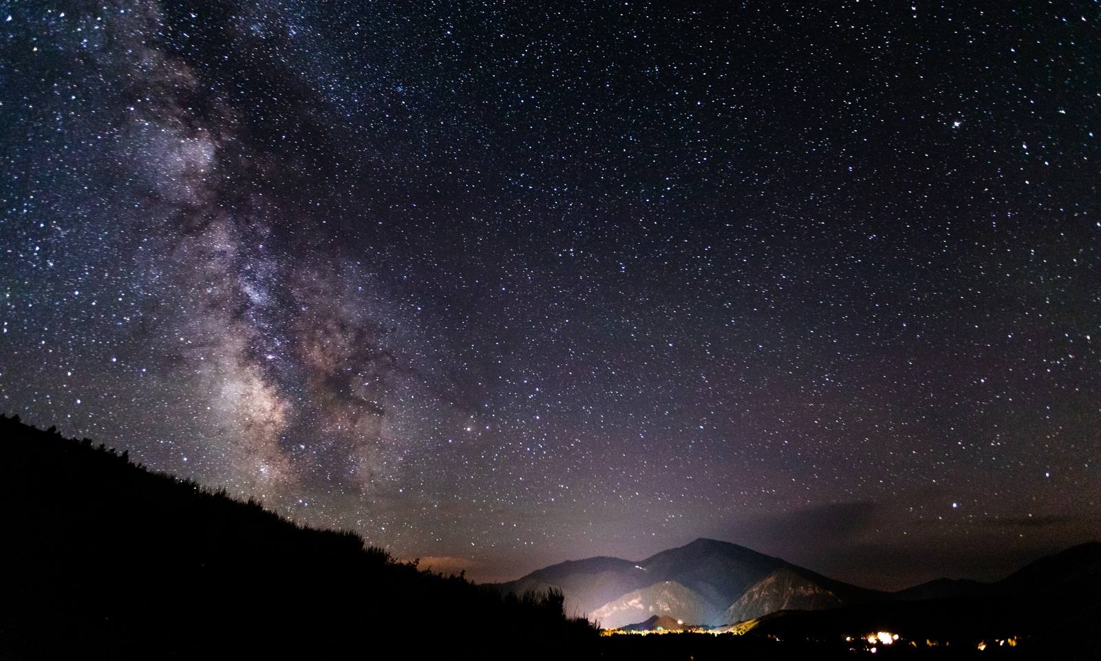 The Milky Way over the Sun Valley area. The resort earned DarkSky International certification this year, the first U.S. resort to receive the designation, and plans additional stargazing programming.